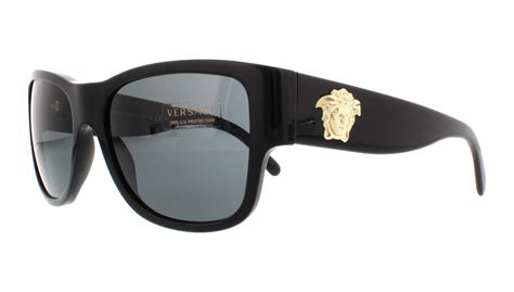 black versace sunglasses sunglass culture|authentic black polarized Versace sunglasses.